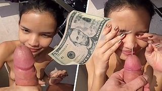 Barely Legal Thai Street Teen Fucked And Facialized for 5 Dollars