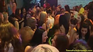 Crazy Teens Suck And Bang CFNM Strippers