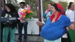 Massive Boobs Granny