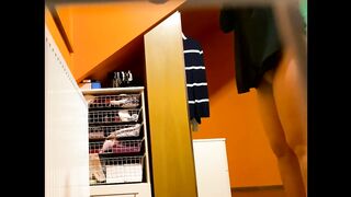 Mature wife spied in locker 9