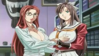 Lesbian Schoolgirl Hentai - Uncensored Anime Sex Scene