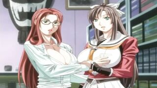 Lesbian Schoolgirl Hentai - Uncensored Anime Sex Scene