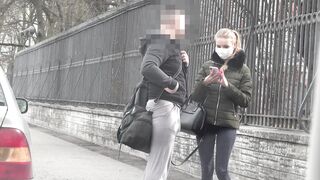 Bulge Dick Flash on Street \ Public Flashing