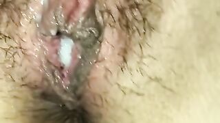 Cum On Hairy Pussy