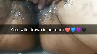 After this Gangbang my Wife Fucks only No-condom and No-pills [cuckold. Snapchat]