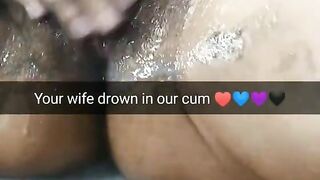 After this Gangbang my Wife Fucks only No-condom and No-pills [cuckold. Snapchat]