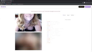 Omegle Blond Girl with Big Boobs Masturbate