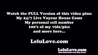 Personal porno video log behind scenes of a blowjob and cum on tits and other day to day adventure and POV of Lelu Love