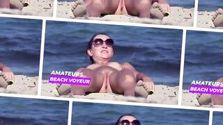 Big Tits Hairy Pussy Nudist Voyeur Beach Babe