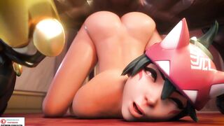 Kiriko Hard Bbc Anal Fucking And Getting Creampie | Hottest Hentai Overwatch 4k 60fps