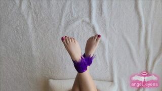 Sexy beautiful girl Feet fetish part 16