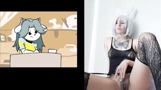 NYAURI1 reacciona a Tems - Minus8 Undertale Tems Animation Uncensored