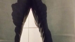 Slut peed in her pants