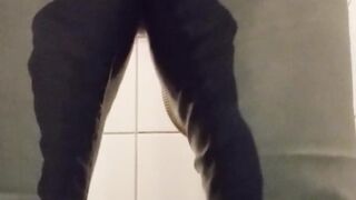 Slut peed in her pants