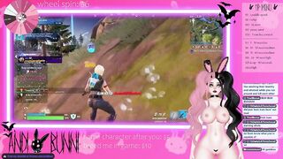 Vtuber dominates in Fortnite while being controlled