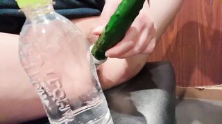 plastic bottle masturbation women 9