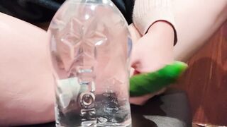 plastic bottle masturbation women 9