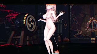 Pink Anime Girl Dancing!