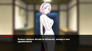 Follando a Sakura mientras Sasuke no esta en casa - NARUTO FAMILY VACATION - [Escena + Descarga]