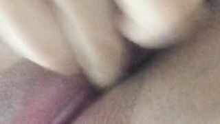 I film myself masturbating my pussy for my lover, I finger my pussy and suck my fingers