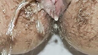 Beautiful discharge of urine from the urethra | Female anatomy close up