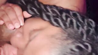 Daddy’s Pretty Face Nasty Girl sucking the soul out his BBC dick