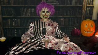 Crazy Clown Couple Cosplay: Cock Sucking and Quick Fucking Fornicationfreeway