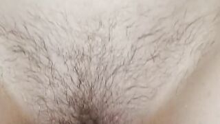 Bottom view of a perfect teen pussy