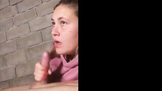 Latina Girl Records Histories Sucking Cock