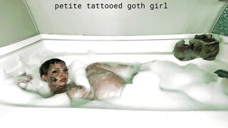 Goth Tattooed Girl gives sloppy head in the bathtub ???? POV Trailer Onlyfans