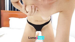 Watch my BOOBS bounce ! You jerk off and you cum NOW - Luna Daily Vlog - LunaxSun