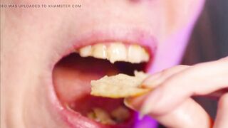 Eating Chips Close up