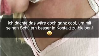 Ich habe meine heiße Lehrerin bei Snapchat gefunden, sie hat ein crush auf mich