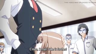 Anime sexy student school sex