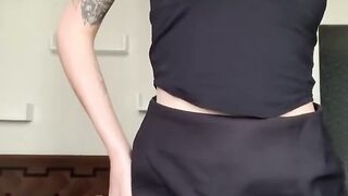 perfect body in sexy dark cloth????