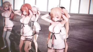 Mmd R-18 Anime Girls Sexy Dancing Clip 338