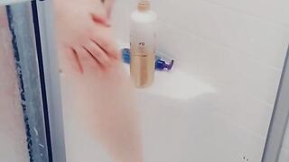 Amateur shower masterbation part 1