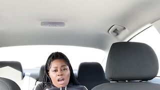 CAR CUM BEFORE BESTIE COMES BACK