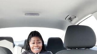 CAR CUM BEFORE BESTIE COMES BACK