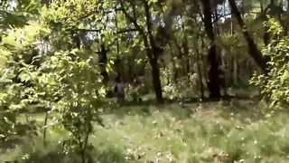 Cute fuck of couple in the nature