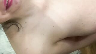 Stepbrother of stepsister thirst and gives her his cum to swallow