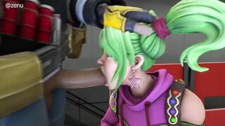 ZOEY FROM FORTNITE The BEST Blowjob Scenes????❤️