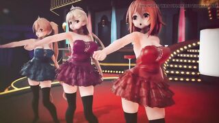 Mmd R-18 Anime Girls Sexy Dancing Clip 325