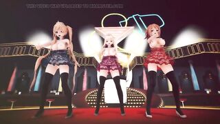 Mmd R-18 Anime Girls Sexy Dancing Clip 325