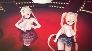 Mmd R-18 Anime Girls Sexy Dancing Clip 325