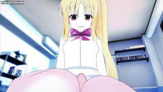 Nijika Ijichi from Bocchi the Rock! Gives You A Footjob Hentai POV