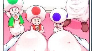 Princess Peach Fucking with her Subjects - Super Mario Porn Comic