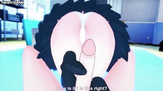 Hitori Gotoh from Bocchi the Rock! Gives You A Footjob Hentai POV