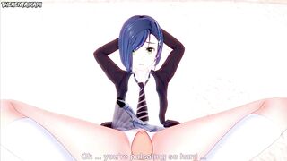 Ichigo from Darling in the Franxx Gives You A Footjob Hentai POV