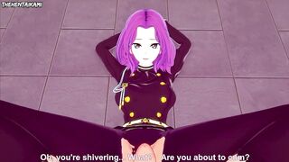 Cornelia li Britannia from Code Geass Gives You A Footjob Hentai POV